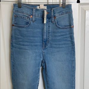 Madewell 11" high-rise skinny crop jeans
